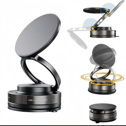 Soporte Magnético para Celular con Succión al Vacío 360°