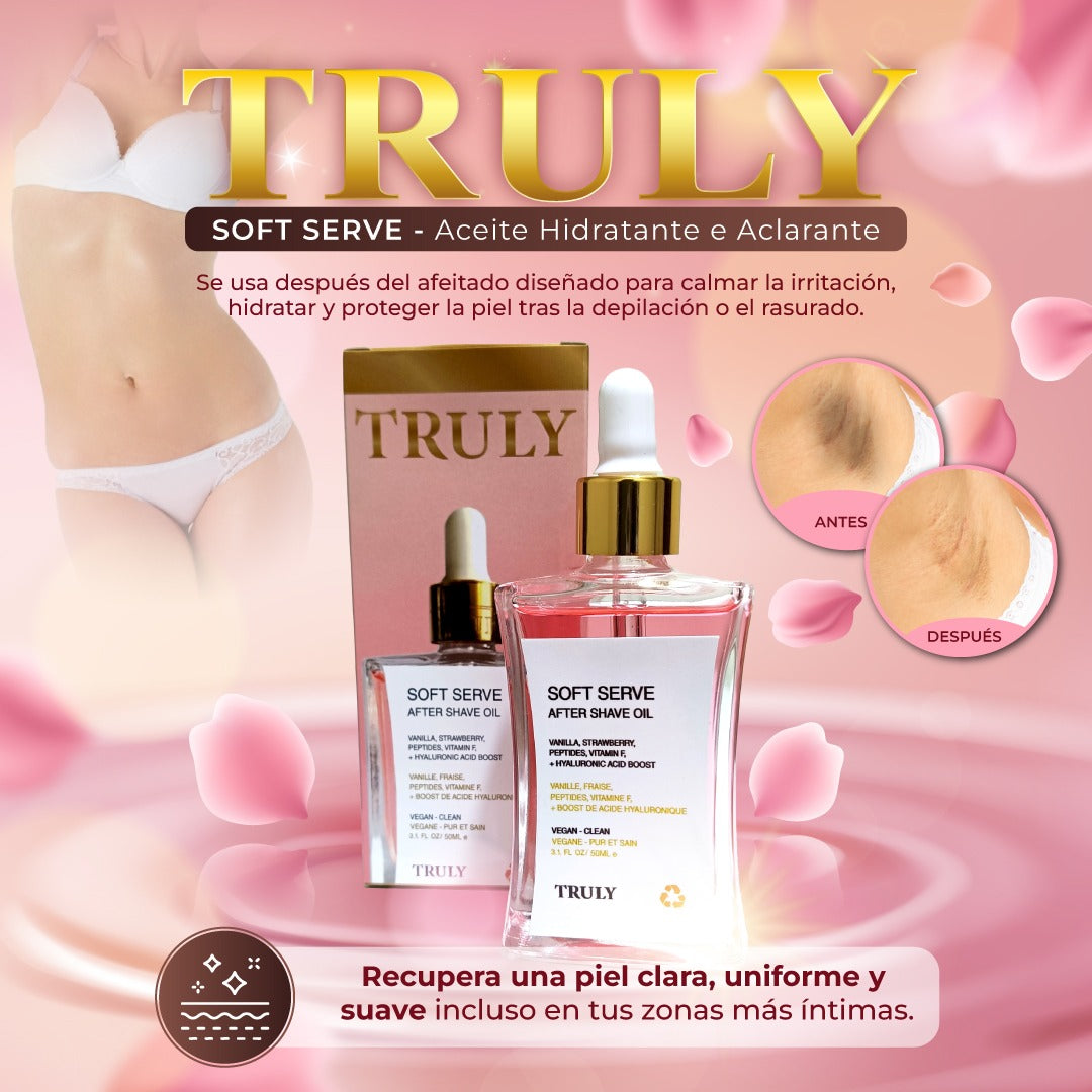 Aceite hidratante e aclarante